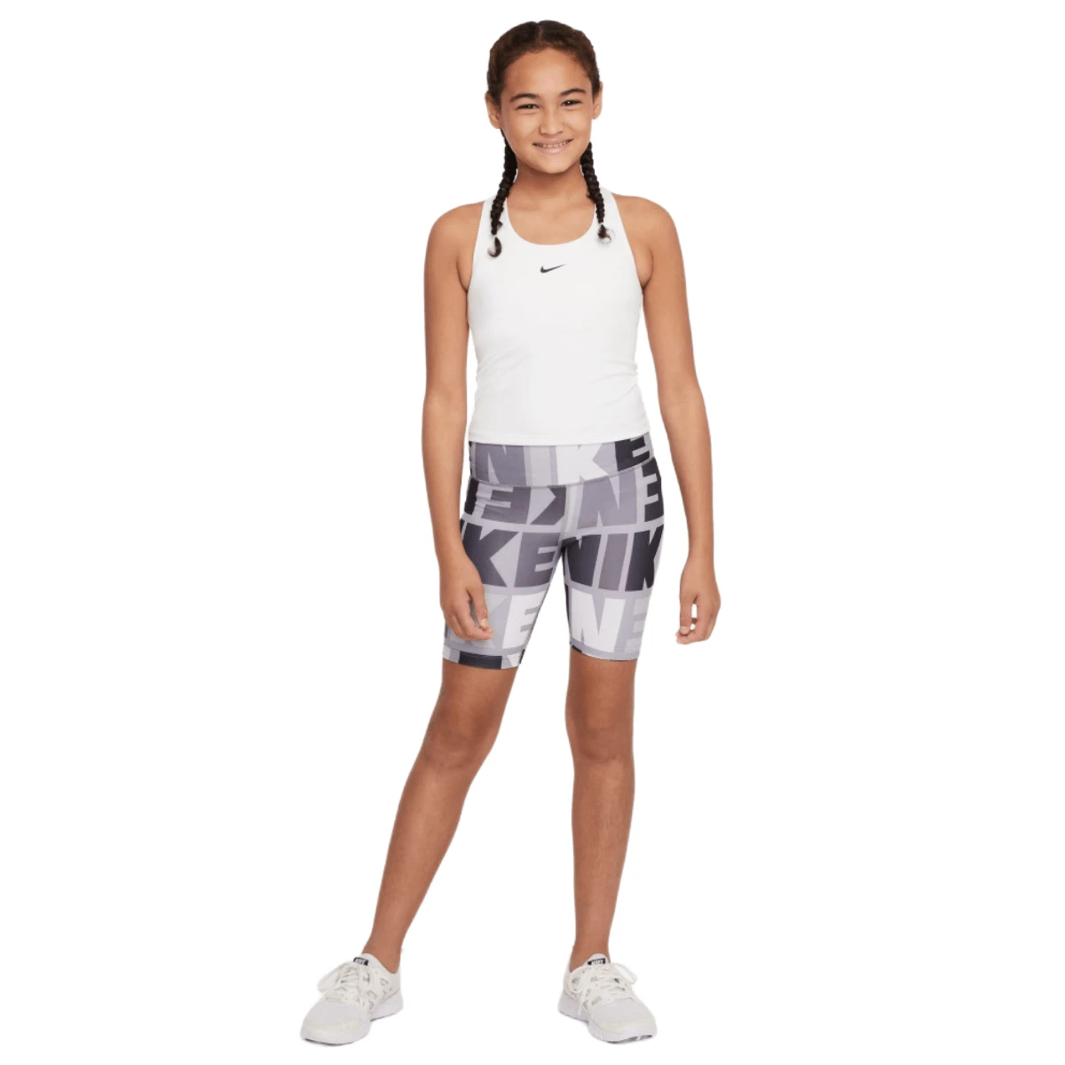 Nike Dri-fit One Biker Short - Girls' 6 Nike Dri-fit One Biker Short - Girls' - Image 4
