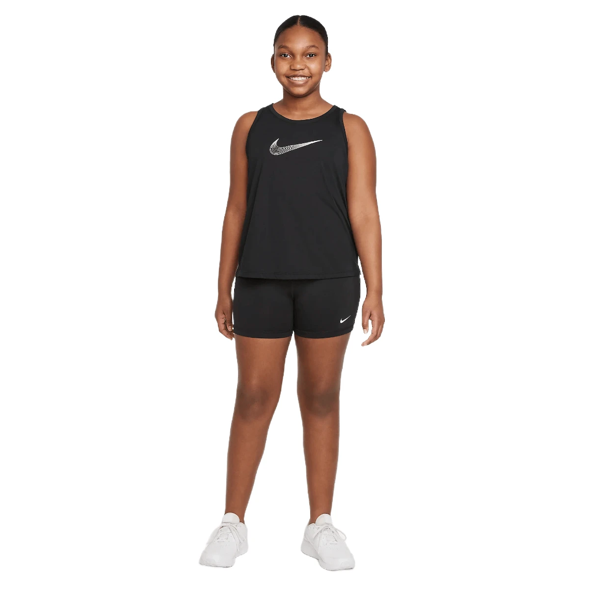 Nike Pro Dri-FIT Short - Girls' 8 Nike Pro Dri-FIT Short - Girls' - Image 6