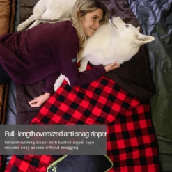 Woods Heritage Cotton Flannel 32° Sleeping Bag -Outdoor Sports Shop 1604298 1200 auto