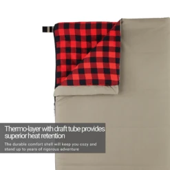 Woods Heritage Cotton Flannel 14° Sleeping Bag -Outdoor Sports Shop 1604489 1200 auto