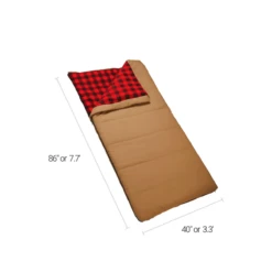 Woods Heritage Cotton Flannel 5° Sleeping Bag -Outdoor Sports Shop 1604524 1200 auto