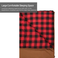 Woods Heritage Cotton Flannel 5° Sleeping Bag -Outdoor Sports Shop 1604527 1200 auto