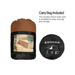 Woods Heritage Cotton Flannel 5° Sleeping Bag -Outdoor Sports Shop 1604530 1200 auto