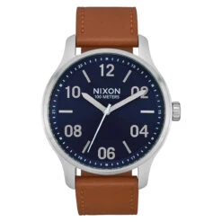Nixon Patrol Leather Watch - Men's -Outdoor Sports Shop 491494
