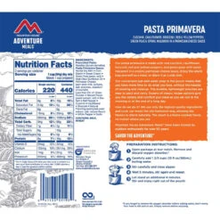 Mountain House Pasta Primavera Freeze Dried Meal 8 Mountain House Pasta Primavera Freeze Dried Meal -Outdoor Sports Shop 623939 1200 auto