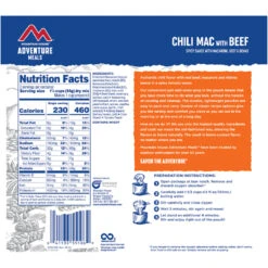 Mountain House Chili Mac Beef Freeze Dried Meal -Outdoor Sports Shop 623945 1200 auto