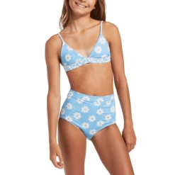 Billabong Daisy Dreamzs Reversible Two-Piece Swimsuit - Girls' 11 Billabong Daisy Dreamzs Reversible Two-Piece Swimsuit - Girls' -Outdoor Sports Shop Billabong Daisy Dreamzs Reversible Two Piece Swimsuit Girls Summer Sky