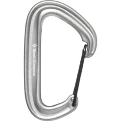Black Diamond LiteWire Carabiner -Outdoor Sports Shop Black Diamond LITEWIRE CARABINER GRAY