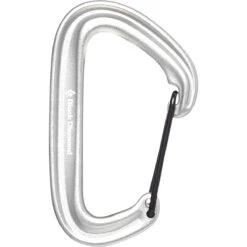 Black Diamond LiteWire Carabiner -Outdoor Sports Shop Black Diamond LITEWIRE CARABINER LIGHT GRAY