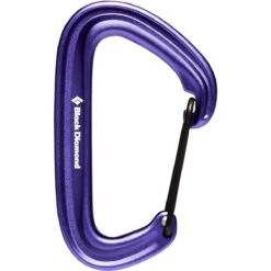 Black Diamond LiteWire Carabiner -Outdoor Sports Shop Black Diamond LITEWIRE CARABINER PURPLE
