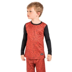BlackStrap Therma Base Layer Crewneck - Youth -Outdoor Sports Shop Blackstrap Therma Crew Baselayer Top Kids Magma Rust