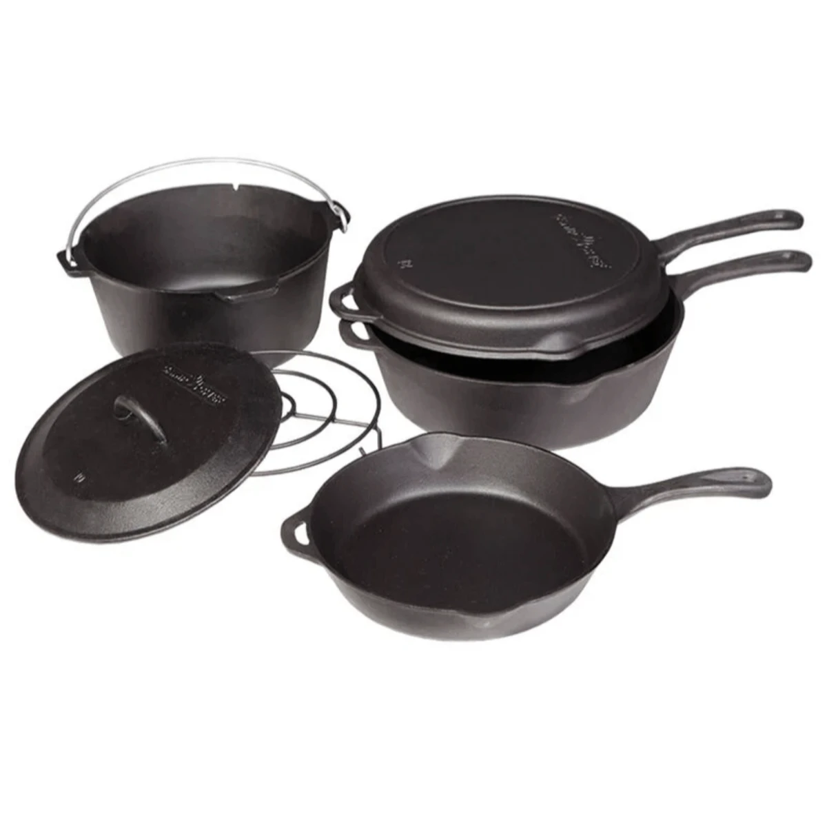 Camp Chef 6-Piece Cast Iron Set 4 Camp Chef 6-Piece Cast Iron Set - Image 2