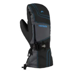 Gordini Ultra DriMax Gauntlet Mitten - Kids' -Outdoor Sports Shop Gordini Ultra DriMax Gauntlet Mitten Kids Black Dark Grey Teal XS