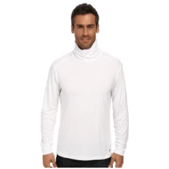 Hot Chillys Peach Skins Roll T-Neck - Men's 7 Hot Chillys Peach Skins Roll T-Neck - Men's -Outdoor Sports Shop HOTCHI M PEACH SOLID ROLL T NECK 823WHITE
