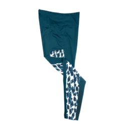 Hot Chillys Micro Elite Chamois Pocket Print Tight - Women's -Outdoor Sports Shop HOTCHI W PEC POCKET PRINT TIGHT 050CCBLU BPAINTDANML