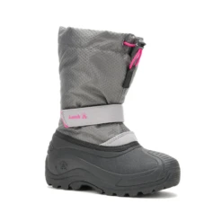 Kamik Finley 2 Winter Boot - Youth -Outdoor Sports Shop NWEB KAMIK BOOT FINLEY 2 YTH Gray Pink 12C Regular