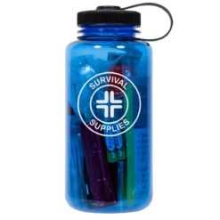 Lifeline First Aid Survival In A Bottle -Outdoor Sports Shop NWEB LIFELN SURVIVAL BOTTLE Blue One Size