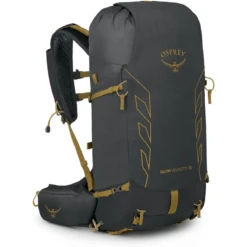 Osprey Talon Velocity 30 Pack 35 Osprey Talon Velocity 30 Pack -Outdoor Sports Shop NWEB OSPREY PACK TALON VELOCITY Dark Charcoal Tumbleweed Yellow L XL