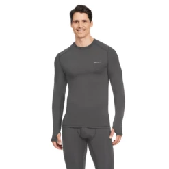 Eddie Bauer Midweight Baselayer Crew Top - Men's 10 Eddie Bauer Midweight Baselayer Crew Top - Men's -Outdoor Sports Shop NWEB TERRA M EB MDWGHT CREW Mid Grey S