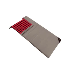 Woods Heritage Cotton Flannel 14° Sleeping Bag -Outdoor Sports Shop NWEB WOODS HERITAGE BAG 10 Gray Regular