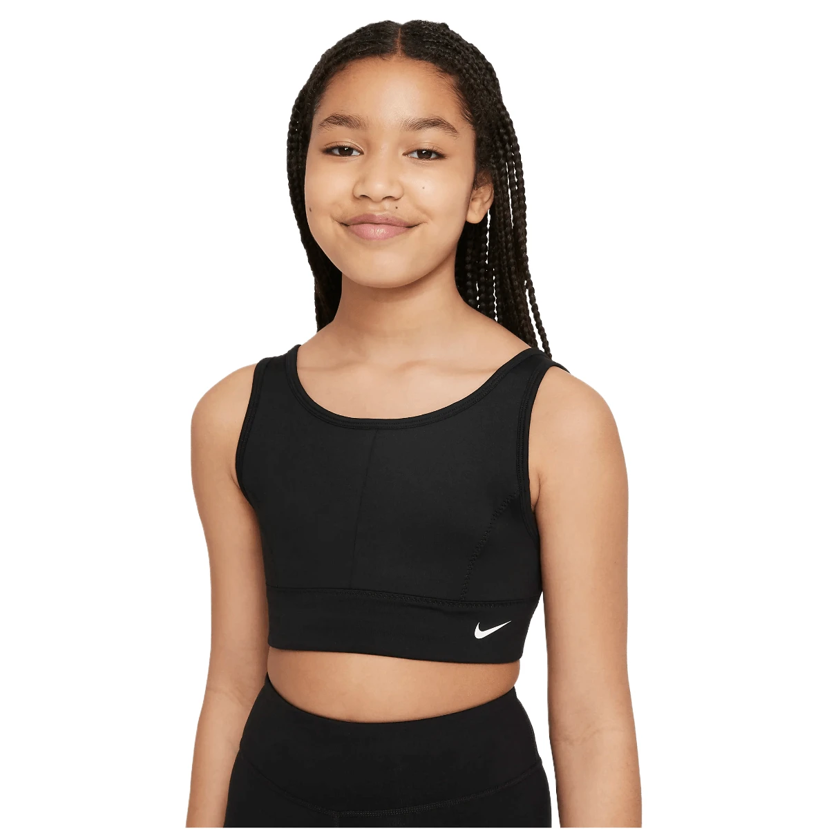 Nike Dri-FIT Swoosh Luxe Sports Bra - Girls' 6 Nike Dri-FIT Swoosh Luxe Sports Bra - Girls' - Image 4