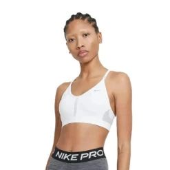 Nike Indy V-Neck Sports Bra - Women's 19 Nike Indy V-Neck Sports Bra - Women's -Outdoor Sports Shop Nike Indy V Neck Sports Bra Women s White Grey Fog Particle Grey XS