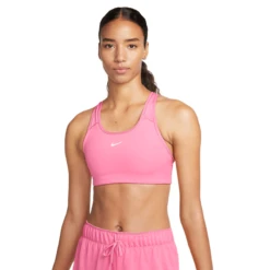 Nike Swoosh Medium-Support Sports Bra - Women's 24 Nike Swoosh Medium-Support Sports Bra - Women's -Outdoor Sports Shop Nike Swoosh Medium Support Sports Bra Women s Pinksicle