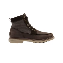 Sorel Carson Moc Boot - Men's -Outdoor Sports Shop SOREL M CARSON MOC WP Blackened Brown Khaki Ii