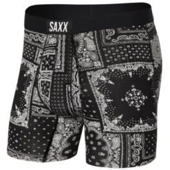 Saxx Vibe Boxer Brief - Men's 32 Saxx Vibe Boxer Brief - Men's -Outdoor Sports Shop Saxx Vibe Boxer Brief Men s Black Bandana Republic