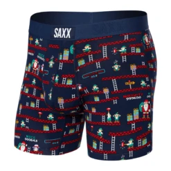 Saxx Vibe Boxer Brief - Men's 39 Saxx Vibe Boxer Brief - Men's -Outdoor Sports Shop Saxx Vibe Boxer Brief Men s Santa s Workshop Navy