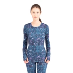 Terrramar 2.0 Printed Cloud Nine Performance Scoop Top - Women's -Outdoor Sports Shop Terramar Sports 2