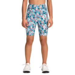 The North Face Never Stop Bike Short - Girls' -Outdoor Sports Shop The North Face Never Stop Bike Short Girls Scuba Blue Wild Daisy Print