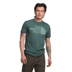 The North Face Short-sleeve Half Dome Tri-blend T-Shirt - Men's -Outdoor Sports Shop The North Face Short Sleeve Half Dome Tri Blend T Shirt Men s Dark Sage Green Heather