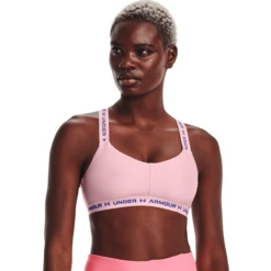 Under Armour Crossback Low Sports Bra - Women's -Outdoor Sports Shop Under Armour Crossback Low Sports Bra Women s Prime Pink