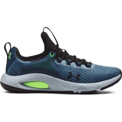 Under Armour HOVR Rise 4 Training Shoe - Men's -Outdoor Sports Shop Under Armour HOVR Rise 4 Training Shoe Men s Static Blue Lime Surge Black