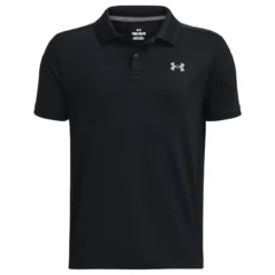 Under Armour Performance Polo - Boys' -Outdoor Sports Shop Under Armour Performance Polo Boys Black Pitch Gray