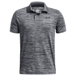 Under Armour Performance Polo - Boys' -Outdoor Sports Shop Under Armour Performance Polo Boys Pitch Gray Light Heather Black