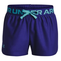 Under Armour Play Up Short - Girls' -Outdoor Sports Shop Under Armour Play Up Short Girls Sonar Blue Glacier Blue Glacier Blue