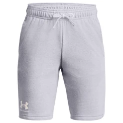 Under Armour Rival Terry Short - Boys' -Outdoor Sports Shop Under Armour Rival Terry Short Boys Mod Gray Light Heather Onyx White