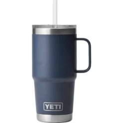 YETI Rambler 25oz Mug With Straw Lid -Outdoor Sports Shop YETI Rambler 25oz Mug With Straw Lid Navy